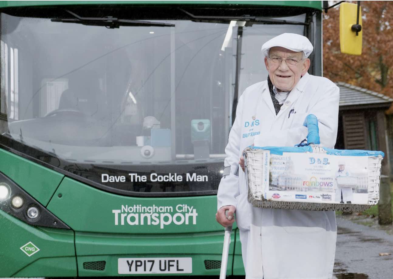 Happy 75th Birthday to Dave the Cockle Man, a Nottingham legend who is also celebrating 60 years of selling sea food in the pubs of Notti…