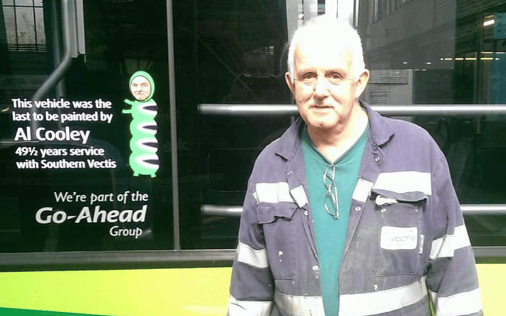 Southern Vectis Colleagues Remember Much Loved Alan Cooley Who Sadly Passed Away On The 4th April 2022