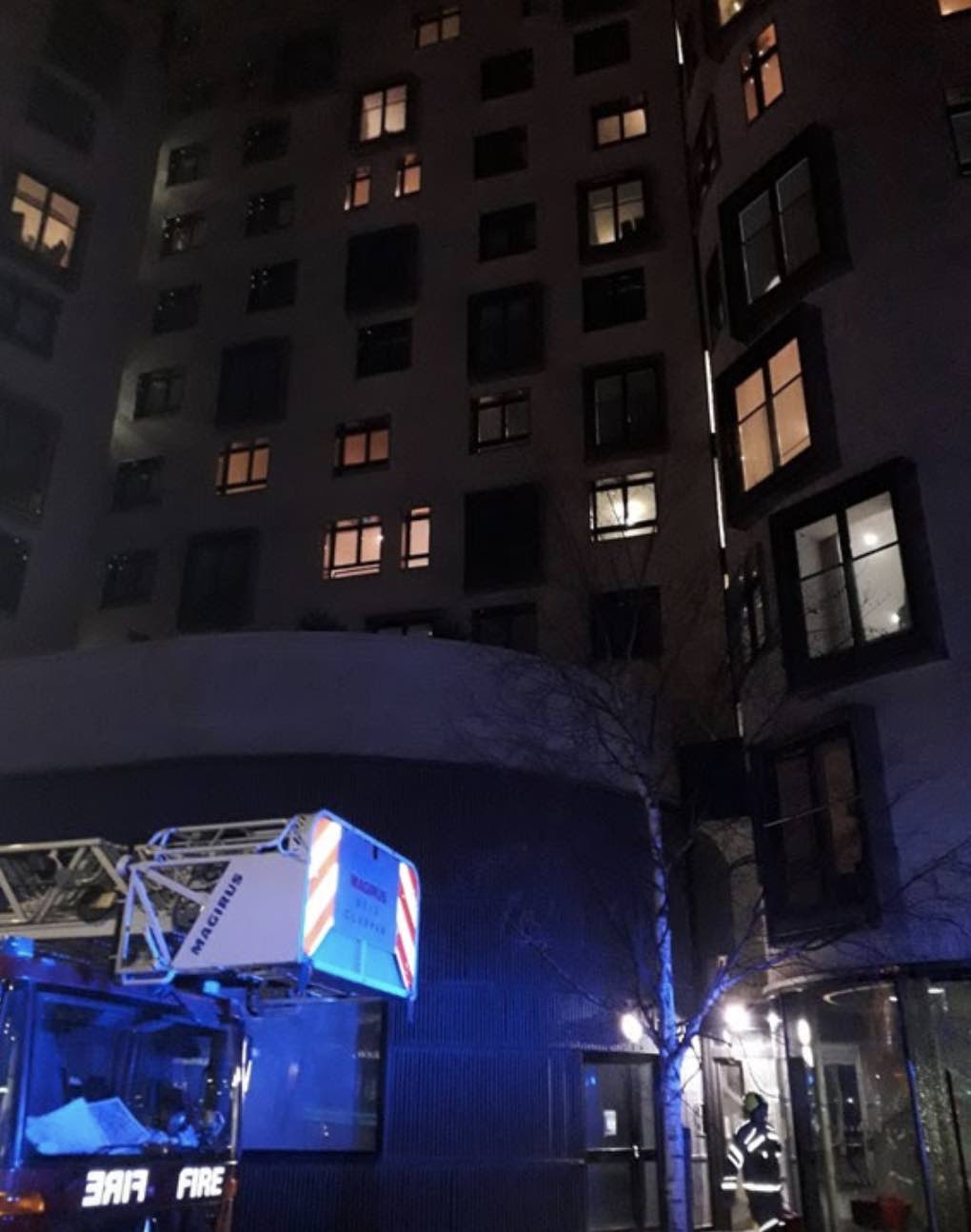 Firefighters Rescued A Woman From A Flat Fire On St Luke’s Avenue In Clapham Last Night