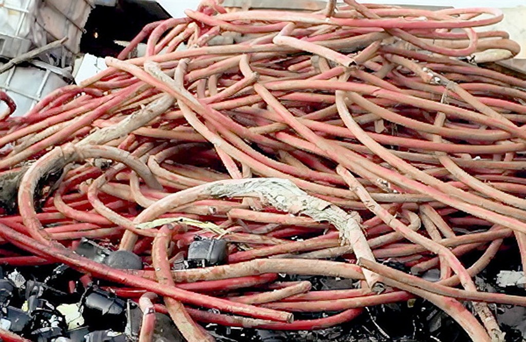 Two Men Are In Custody Having Been Arrested On Suspicion Of Attempting To Steal Cabling.