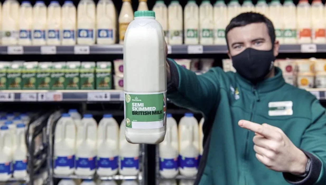Morrisons Ditches ‘Use By’ Date on Milk to Save 7 Million Pints from Waste
