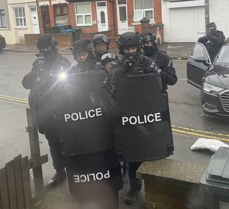 A Coventry Man Continues To Barricade Himself In His Home For A Third Day In Earlsdon Today Armed With Weapons