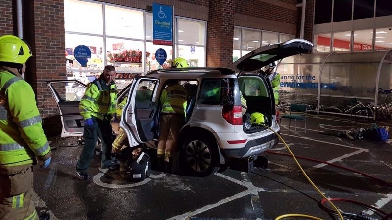 Hungerford Tesco Closed After Car Smashes Into Building