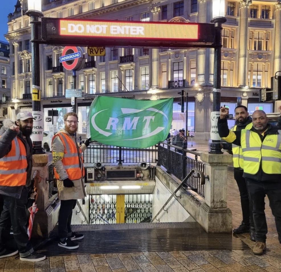 10,000 Tube Workers Are Taking Strike Action Today Over Plans To Cut 600 Frontline Jobs In London