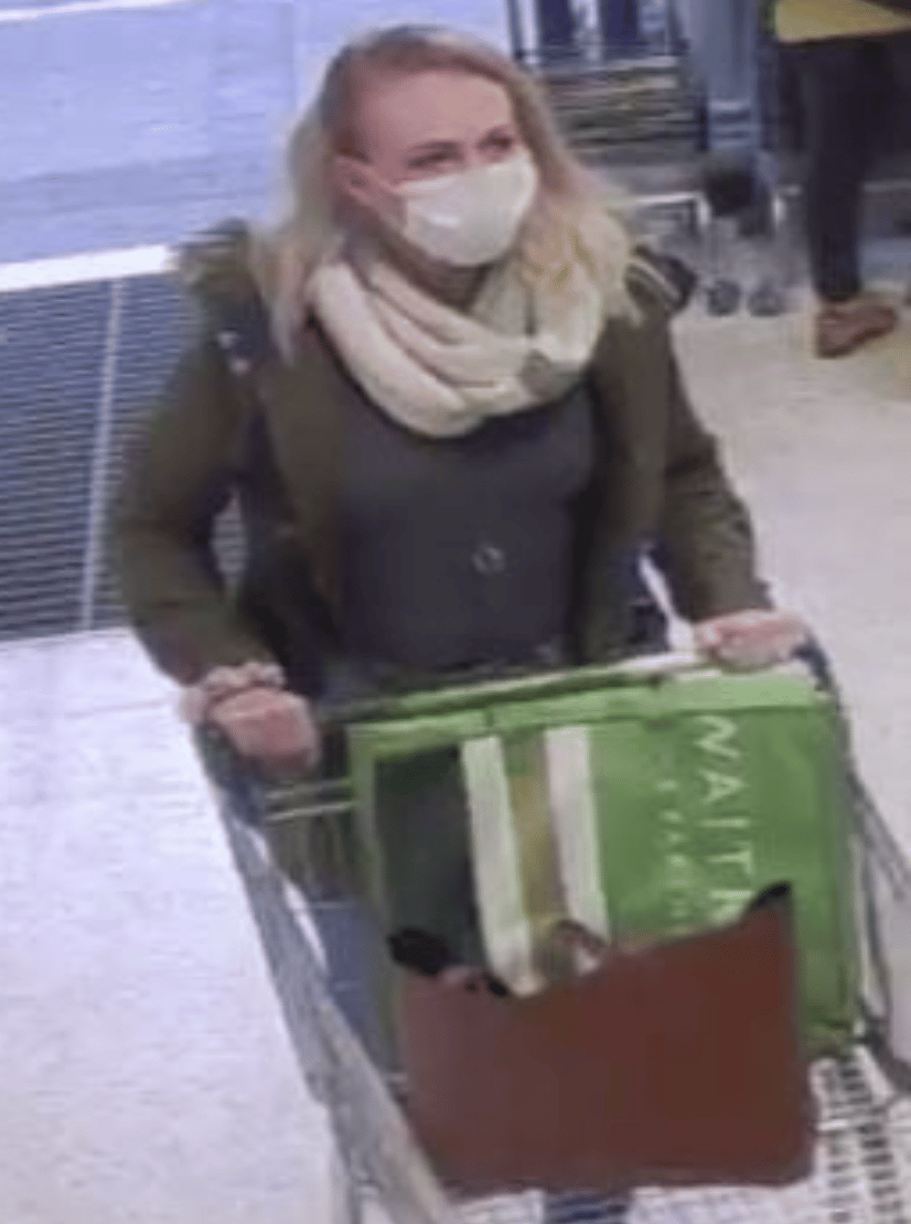 Officers Investigating The Theft Of Items From A Supermarket In Dorchester Are Issuing A Cctv Image Of The Suspect In A Bid To Identify Her