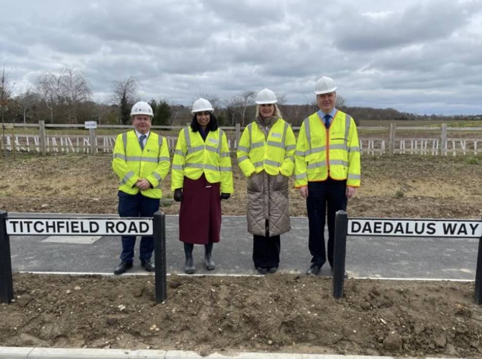 All Those Years Of Campaigning & Working With Partners To Secure The Funding For A New Gosport Access Road Are Finally Coming To Fruition