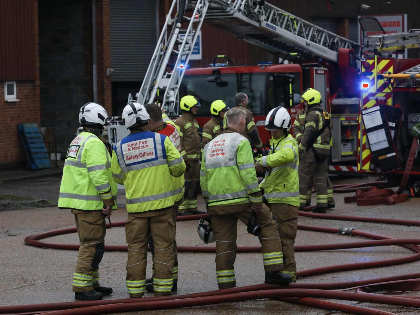“decisive” Action By Kent Firefighters Averts Major Incident At Chatham Industrial Unit Blaze