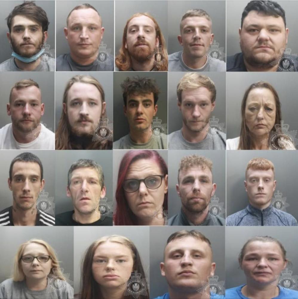 A Wrexham drugs gang with links to organised crime were sentenced to a total of more than 133 years in prison at Caernarfon Crown Court t…