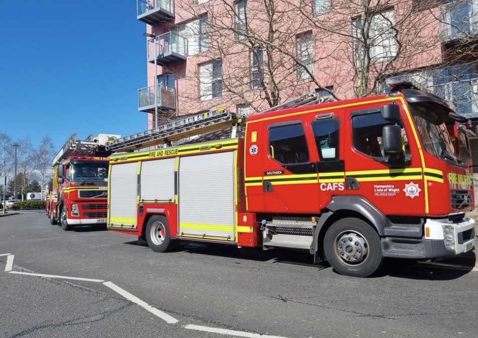 Firefighters Scrambled Blaze That Has Ripped Through A Flat In Goldsmith Avenue, Portsmouth
