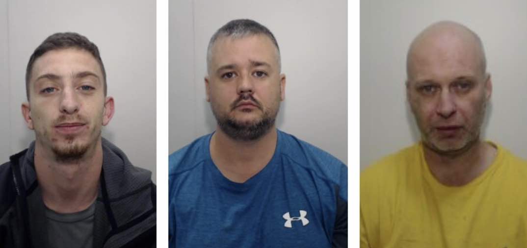 A gunman and his two associates have been jailed after Manchester detectives uncovered footage of a drive-by shooting captured on CCTV th…