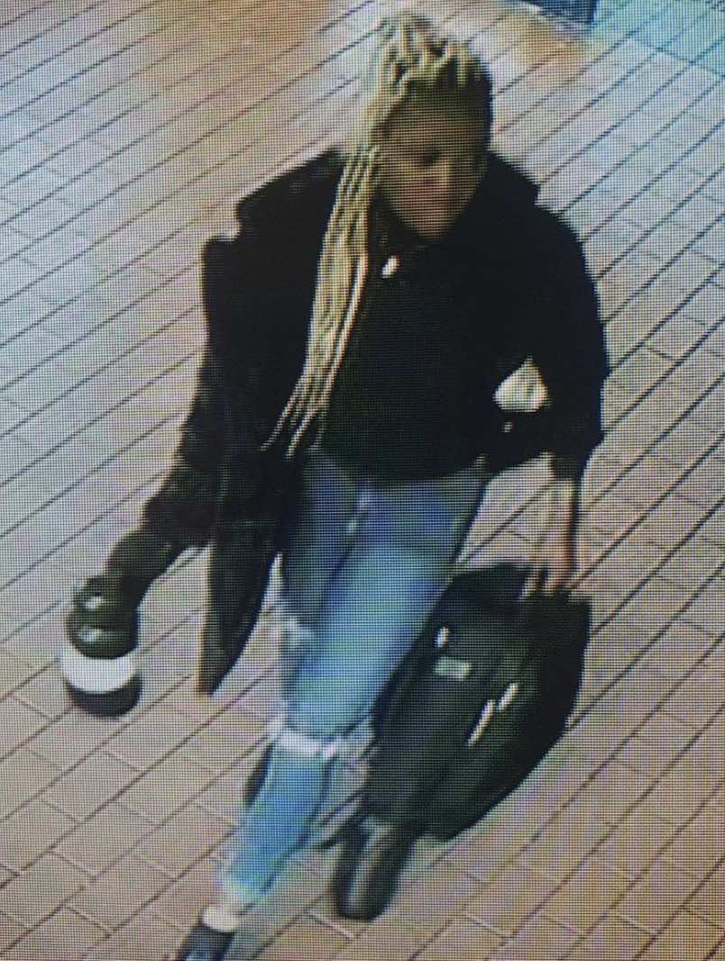 Officers Investigating An Incident In Which A Flask Of Hydrochloric Acid Was Left In A Bin At Barnsley Station Resulting In An Evacuation Are Releasing This Image Of A Suspect