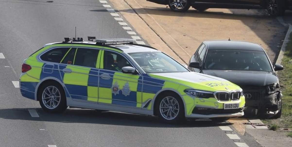 Police Are Appealing For Witnesses Following A Five-car Collision On The M23