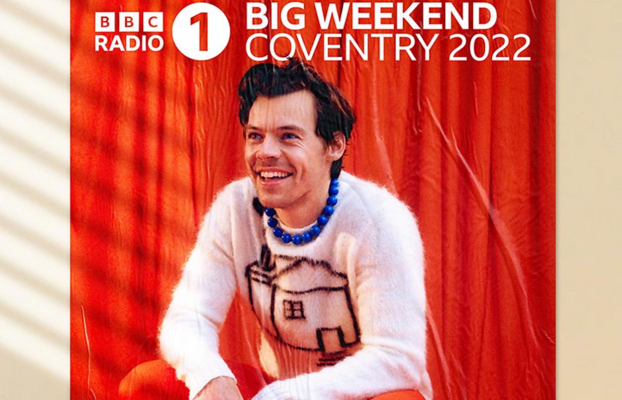 Harry Styles Has Been Added To The Line-up, Headlining Radio 1’s Big Weekend 2022 In Coventry On Sunday 29 May. Pa Salieu And Rina Sawayama Will Also Join The Star-studded Line-up