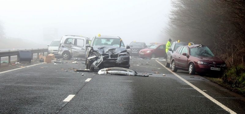 Rush Hour Carnage On A40 In Oxfordshire