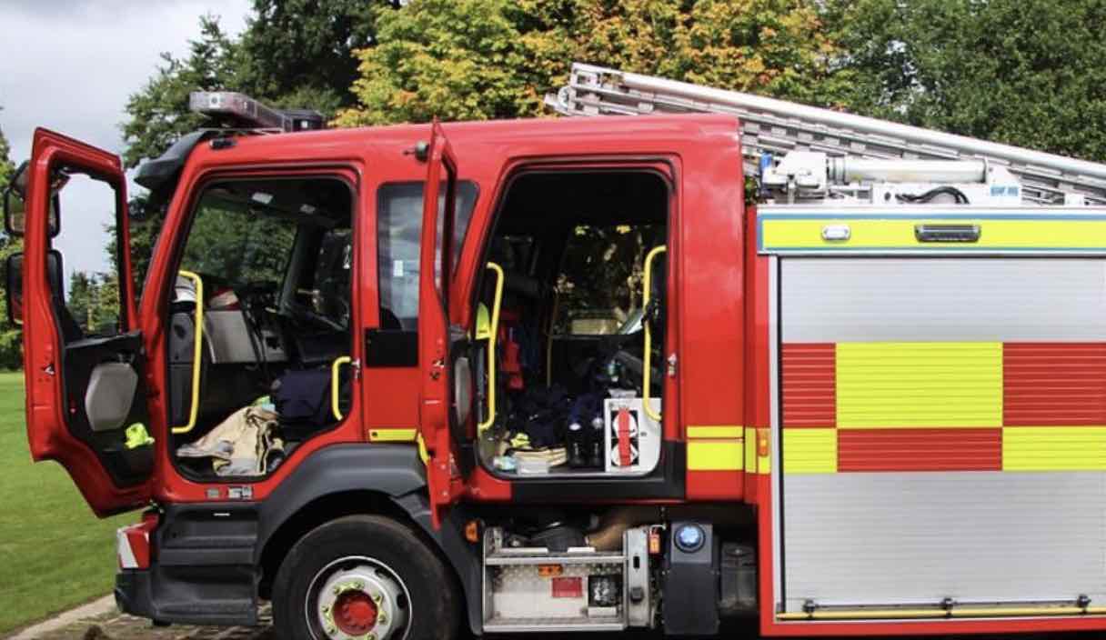 Two People Have Been Taken To Hospital After A Fire Broke Out At A Flat On Sunday Morning
