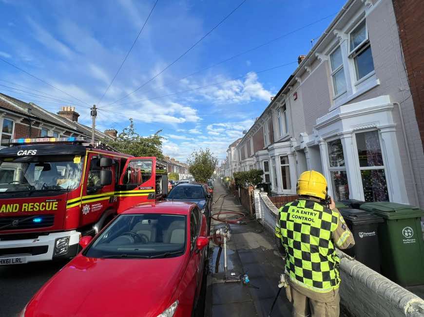 Firefighters Called After Smoke Seen Billowing From A Southsea Property