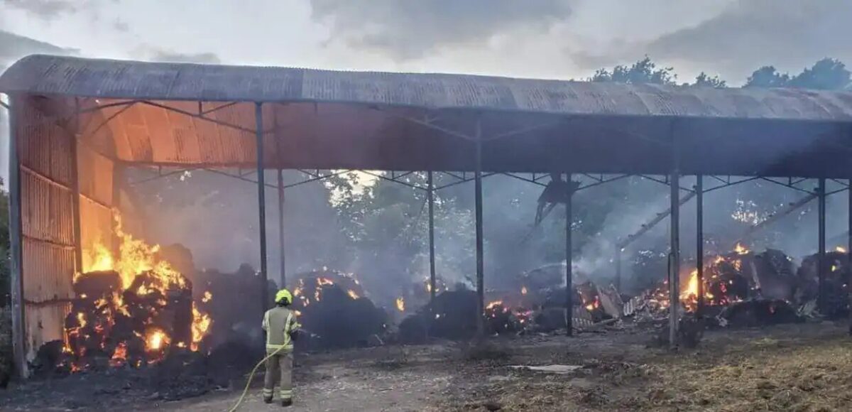Firefighters Called To Barn A Blaze