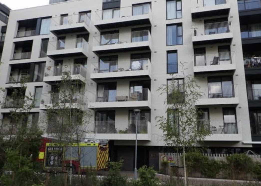 Four Fire Engines And Around 25 Firefighters Were Called To A Flat Fire On Forrester Way In Stratford On Sunday