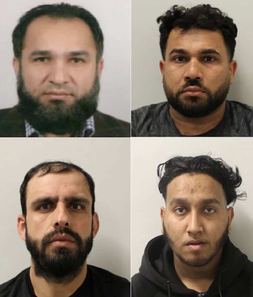 Four members of a people smuggling network, including a north west London barber who offered lorry drivers thousands of pounds to bring i…