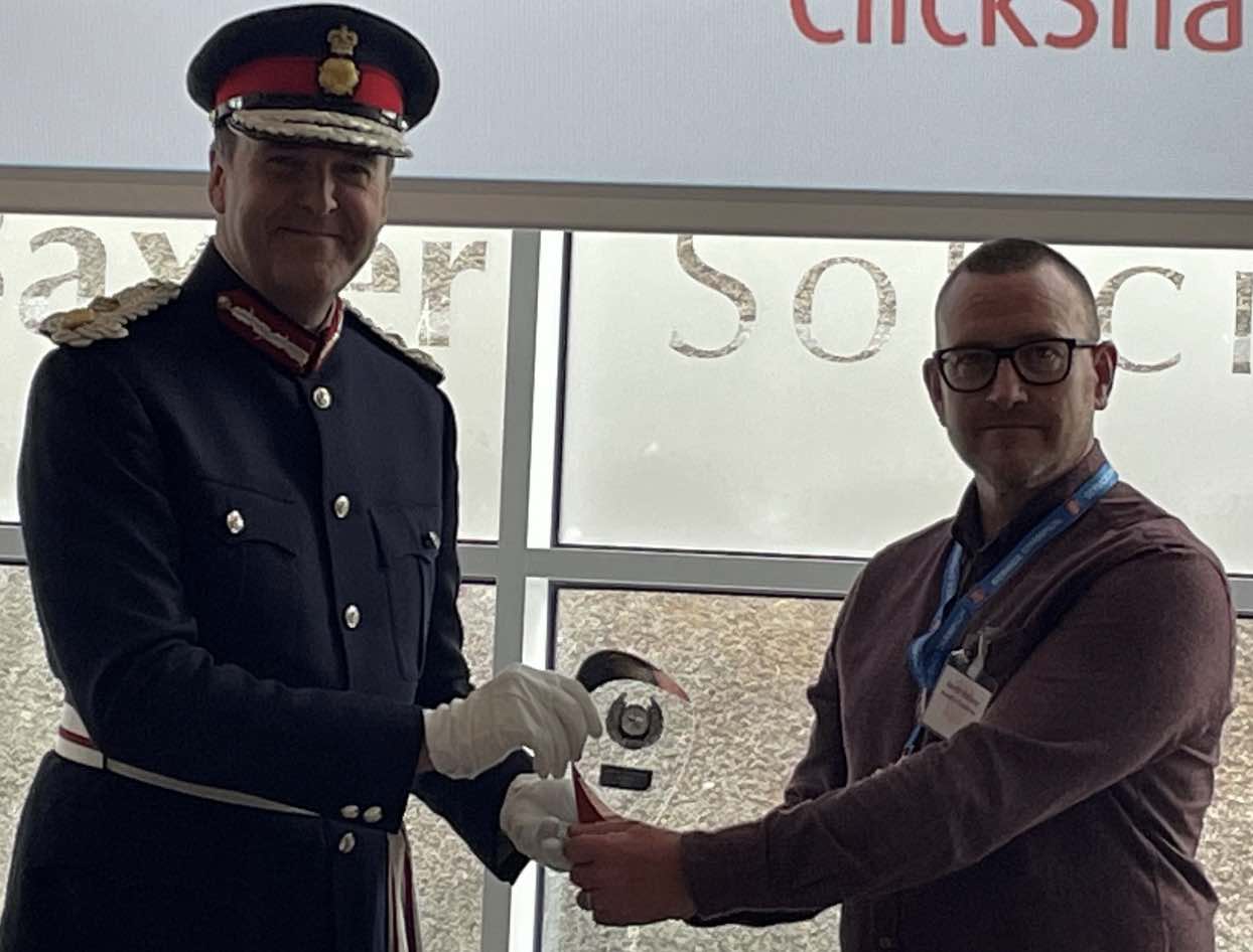 The Armed Forces Network Has Recognised A Detention Officer For His Dedication To Supporting Members Of The Armed Forces Community
