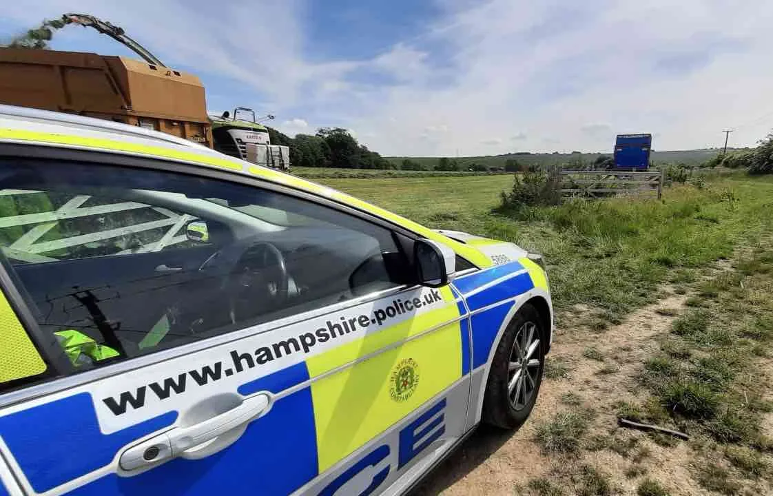A Tractor Driver Was Stopped Today After Police Noticed Him Using His Phone While Driving The Heavy Vehicle
