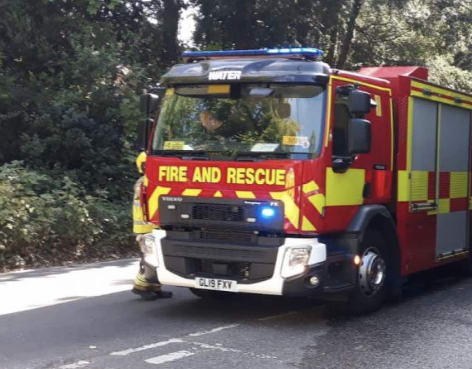 Twenty Fire Fighters Called To Tackle  Gosport Blaze