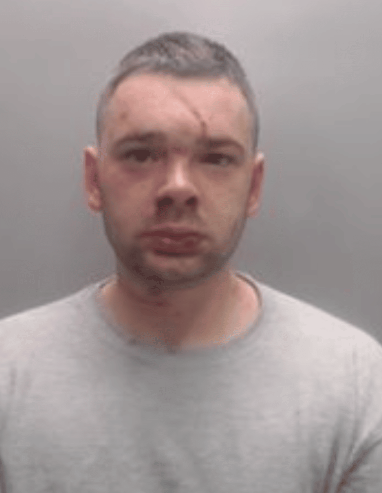 A Man Who Tried To Gouge A Police Officer's Eyes Out While Being Challenged Over Burgling A House Has Been Jailed.