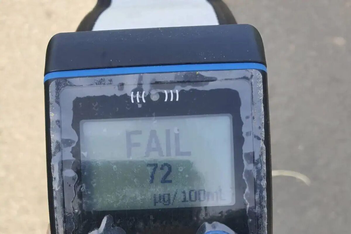 This afternoon, between Peacehaven and Newhaven, an intoxicated driver was arrested