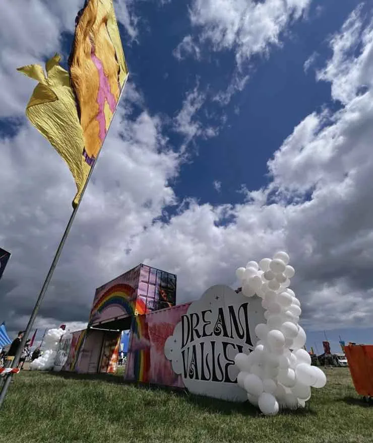 The victim was allegedly hit with a metal object, thought to be a gas cannister, after an altercation with someone in the crowd while dancing in one of the tents