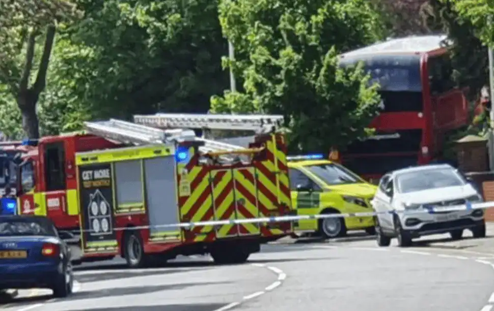 Romford Bus Crashes into Wall: 15 Injured but No Life-Threatening Wounds