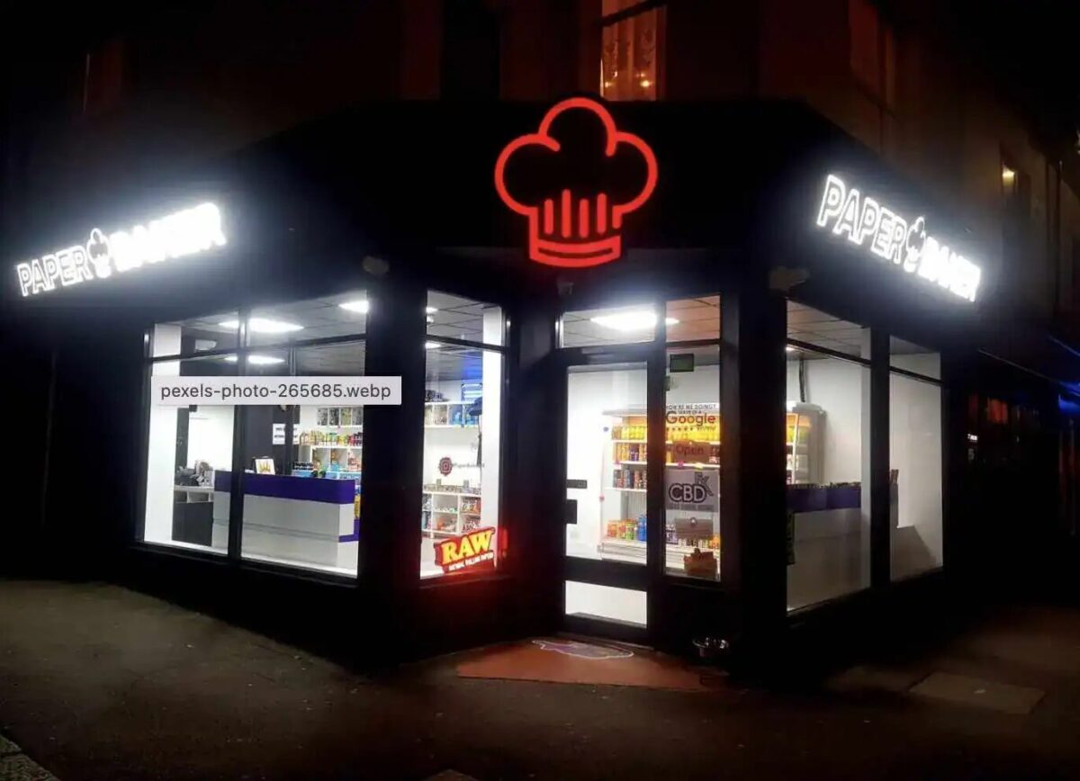 Police are appealing for witnesses and footage after a smoke bomb was thrown inside a shop in Hastings