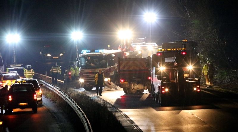 Police Appeal For Witnesses After Fatal Lorry Crash Near Chichester