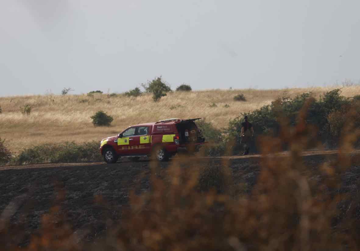 The Firefighting Operations On Durrell Dene In Joyce Green, Dartford, Have Now Been Completed, And The Fire Has Been Extinguished