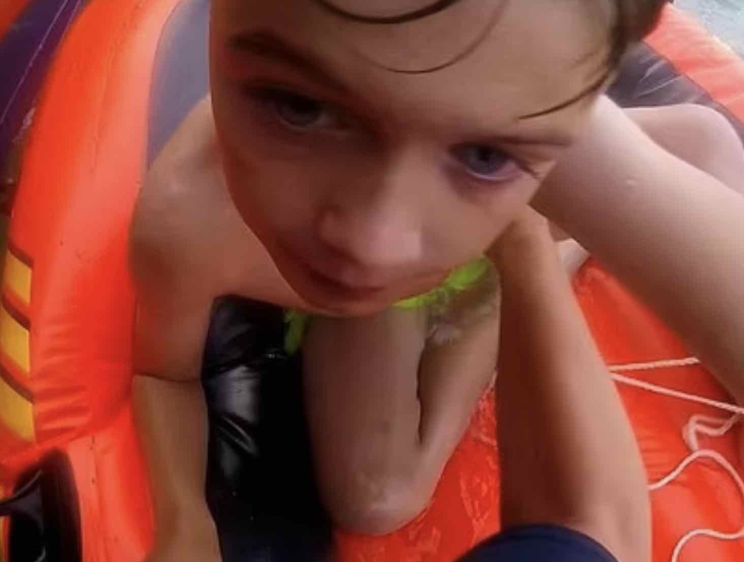 Dramatic Occurrence Volunteers From The Rnli Lifeboat Station In Dungeness Rescued An 11-year-old Boy Who Had Drifted Out To Sea In An Inflatable Dinghy After His Desperate Mother Yelled At Him Not To Try Swimming To Shore