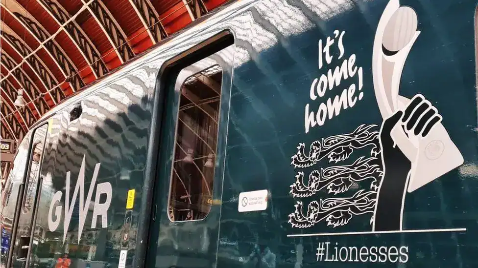 A Train Company Has Paid Tribute To The Lionesses' "magnificent" Victory With A Tribute On The Side Of A Train