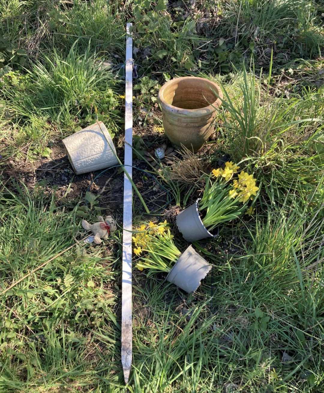Police Are Appealing For Information Following Repeated Damage At A Memorial On The A36 At Steeple Langford