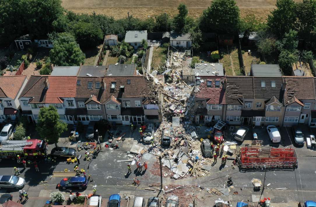Four Year Old Child Remains Missing After Suspected Thornton Heath Gas Blast