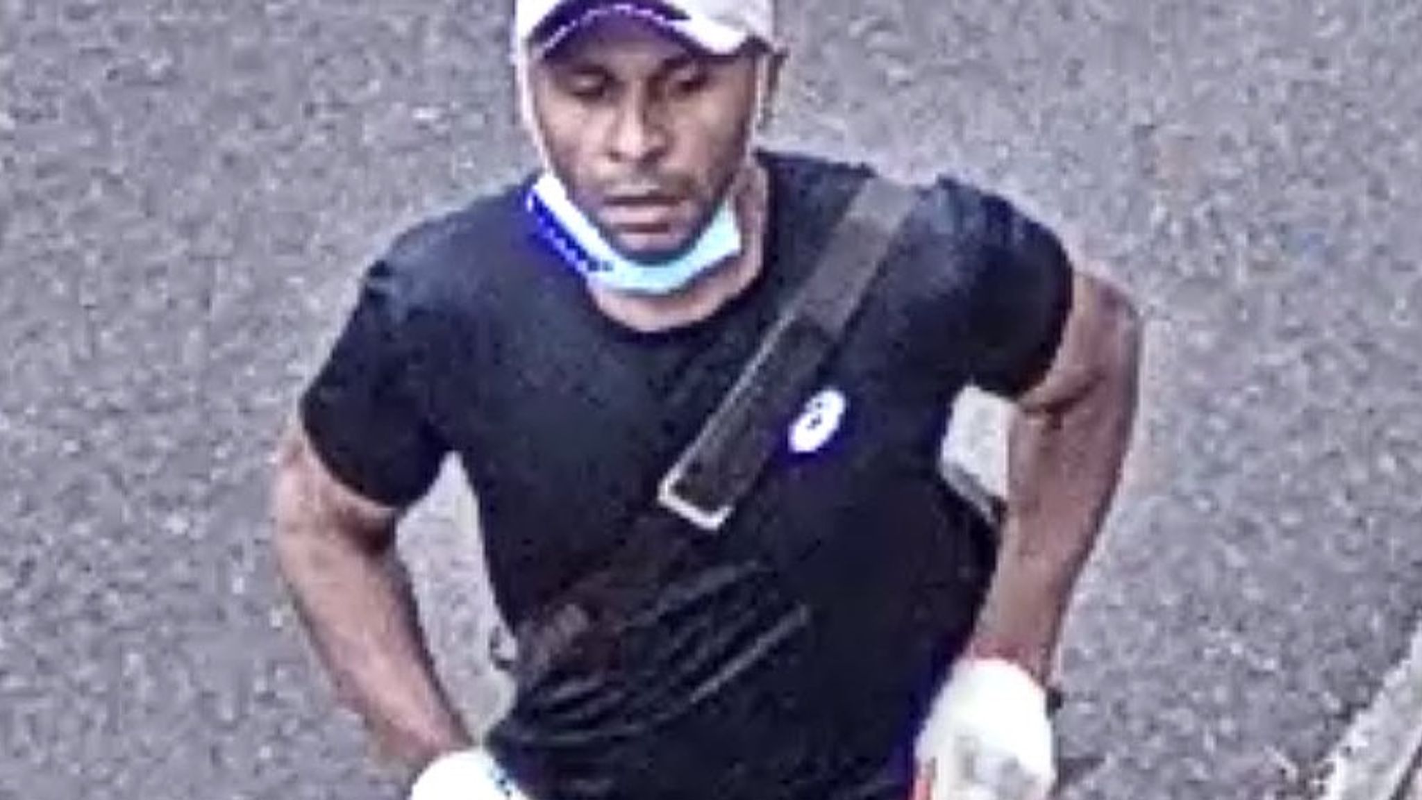 Police Investigating The Stabbing Death Of 87-year-old Thomas O'halloran Have Released Images Of A Man Seen Fleeing The Scene Armed With A Knife