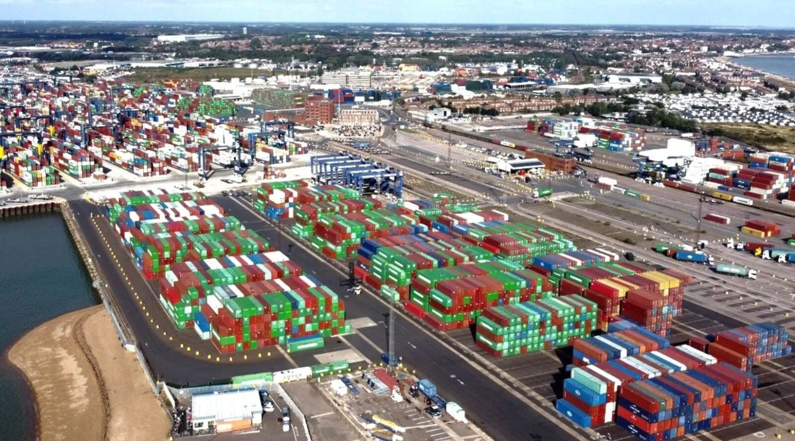 The strike at Felixstowe port on the east coast caps a week of strikes by thousands of transport workers over pay as the cost of living c…