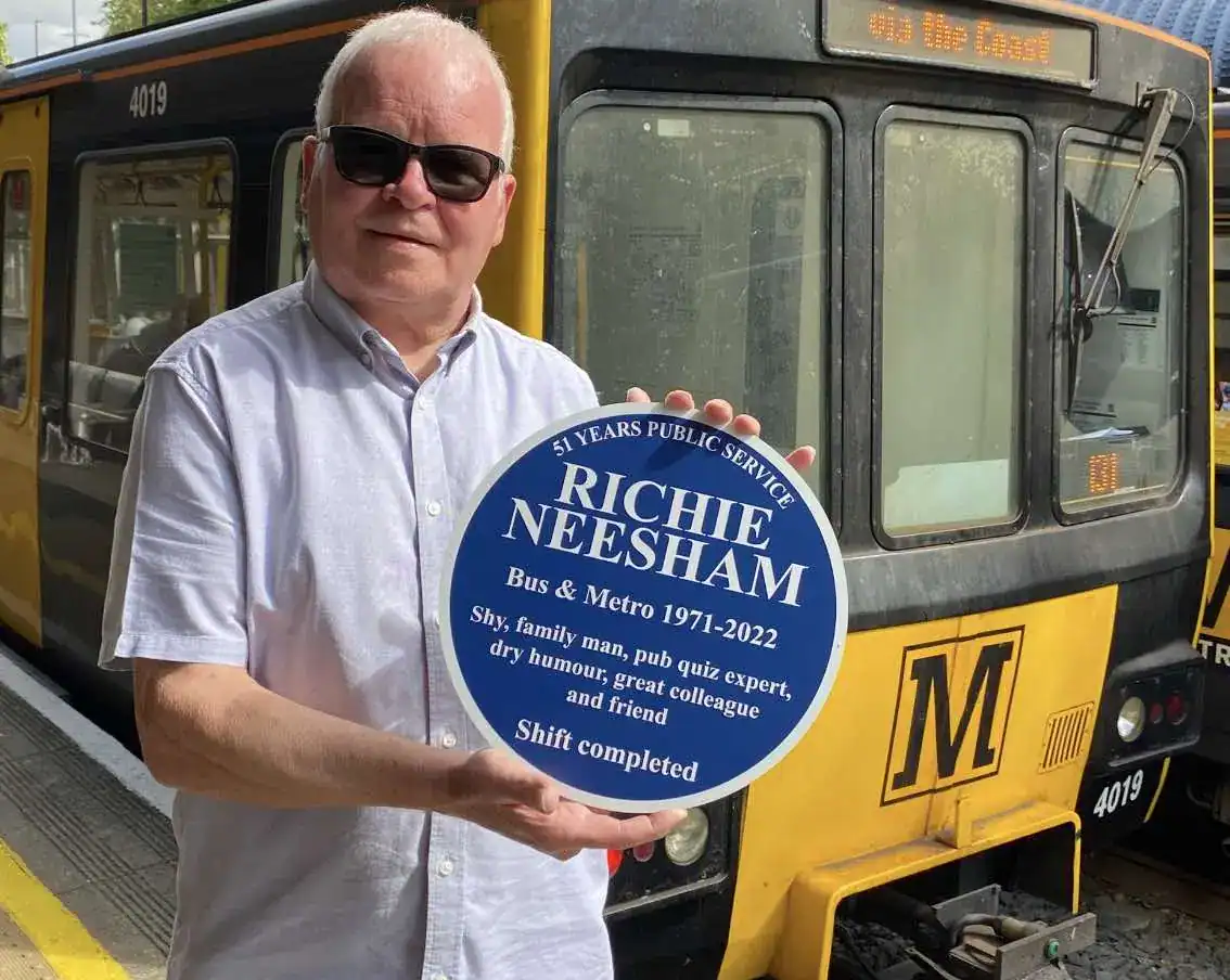 Metro Legend Richard Neesham Retires at 75 After 41 Years Driving Tyne and Wear Trains