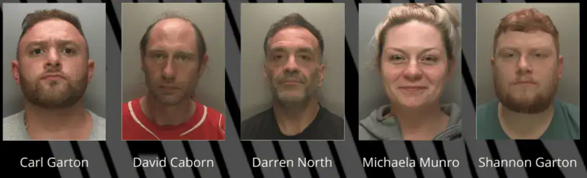 Surrey Drug Gang Busted: Five Dealers Jailed for Over 23 Years After Text Sting at Guildford Crown Court