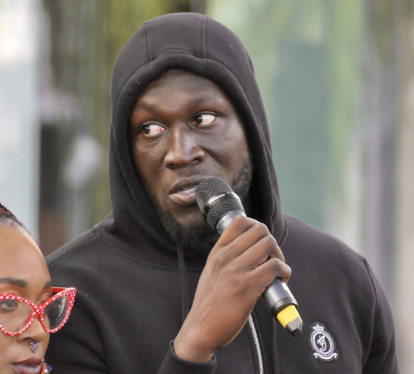 Rapper Stormzy Put In An Appearance At The Chris Kaba March On Saturday To Show Solidarity