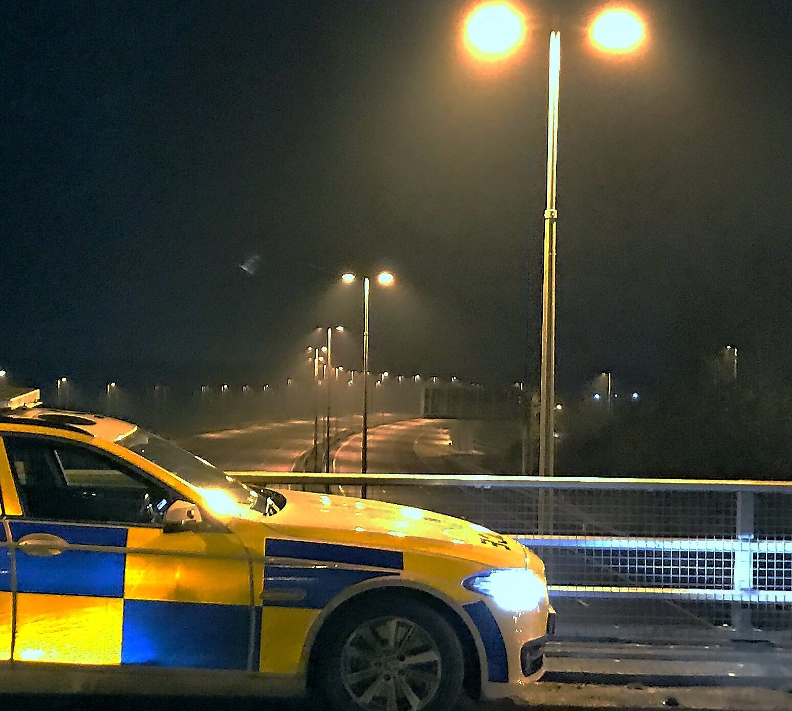 E-scooter Runs Out Of Battery On Pitch Black Motorway