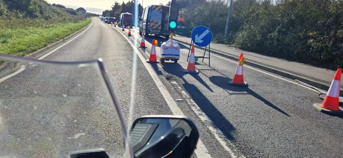 Roadworks causing severe delays between Peacehaven and Newhaven