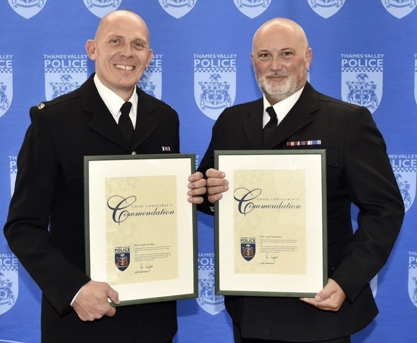 Chief Constable Honours Officers For Their Role And Actions In Connection With A Fatal Road Traffic Collision In Milton Keynes