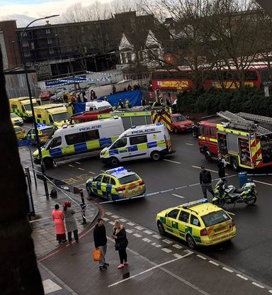 Five Mowed Down By Car In South London