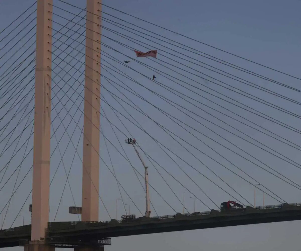 Two Men Arrested After Dangerous Dartford Bridge Protest Sparks Chaos
