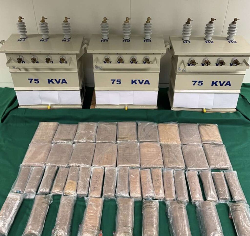 Australian Federal Police (AFP) investigators are seeking information about 76kg of methamphetamine that Hong Kong Customs and Excise off…