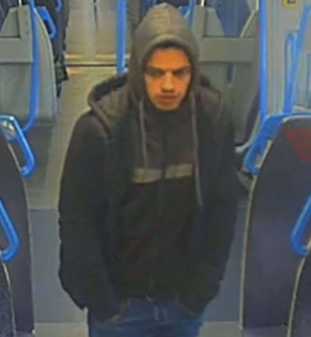 Officers Investigating An Indecent Exposure Offence On A Train Between Cuffley And Stevenage Have Released A Cctv Image-of A Suspect