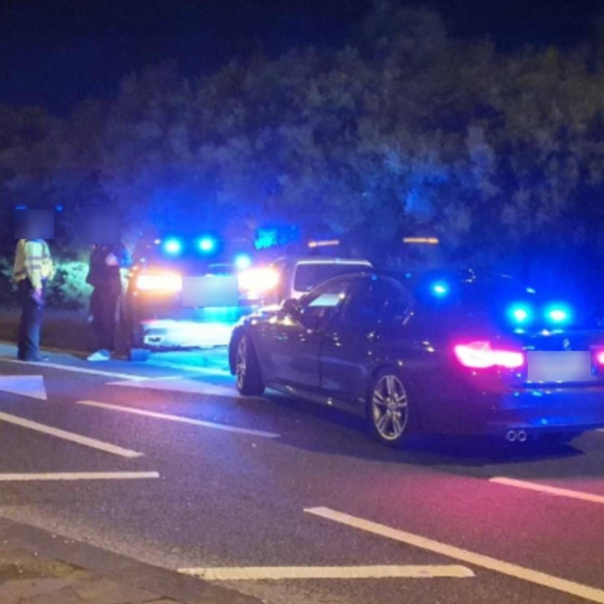 Four Arrests Made After Pursuit In Lancing After A Vehicle Driven By Pcso Was Rammed By Another Vehicle